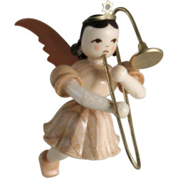 Floating Angel Slide Trombone, Natural - 6,6 cm / 2.6 inch
