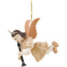 Schwebeengel mit Klarinette, natur - 6,6 cm