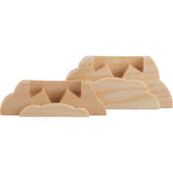 Star Holder for Angel in Small Star set of 2 natural