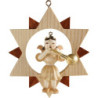 Angel Short Skirt with Alto Horn in Star - Natural - 9 cm / 3.5 inch