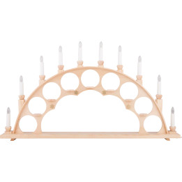 Candle Arch without Angels - Natural - 70x40 cm / 27.5x15.7 inch