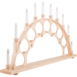 Candle Arch without Angels - Natural - 70x40 cm / 27.5x15.7 inch