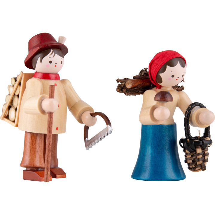 Thiel-Figuren Waldleute - bunt -2-teilig - 6 cm