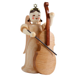 Langrockengel mit Bass, natur - 6,6 cm