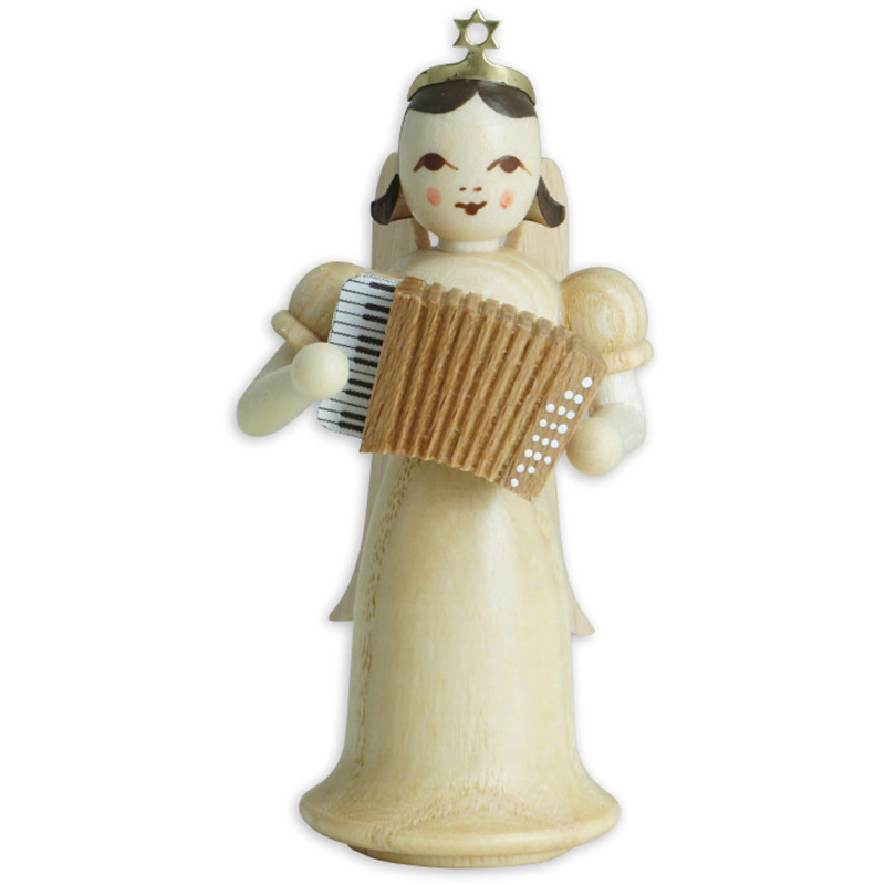 Angel Long Skirt with Accordion - Natural - 6,6 cm / 2.6 inch