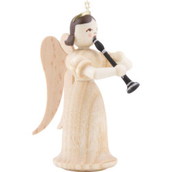 Langrockengel mit Klarinette, natur - 6,6 cm