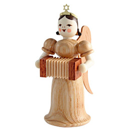 Langrockengel mit Harmonika, natur - 6,6 cm