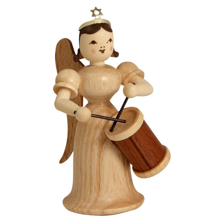 Angel Long Skirt with Long Drum, Natural - 6,6 cm / 2.6 inch