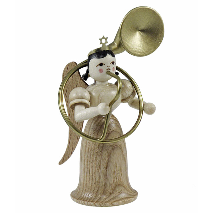 Angel Long Skirt with Sousaphone, Natural - 6,6 cm / 2.6 inch