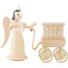 Angel Long Skirt with Hurdy-Gurdy, Natural - 6,6 cm / 2.6 inch