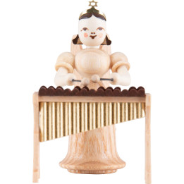 Angel Long Skirt with Xylophone - Natural - 6,6 cm / 2.6 inch