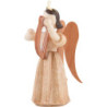 Long Pleated Skirt Angel with Lyre, Natural - 6,6 cm / 2.6 inch