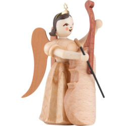 Long Pleated Skirt Angel with Bass, Natural - 6,6 cm / 2.6 inch