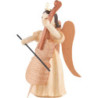 Long Pleated Skirt Angel with Violoncello, Natural - 6,6 cm / 2.6 inch