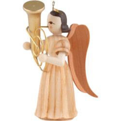 Angel Long Pleated Skirt with Tuba, Natural - 6,6 cm / 2.6 inch