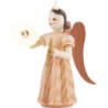 Angel Long Pleated Skirt with Cymbals, Natural - 6,6 cm / 2.6 inch