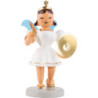 Angel Short Skirt with Cymbals, Colored - 6,6 cm / 2.6 inch