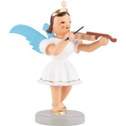 Kurzrockengel mit Violine, farbig - 6,6 cm