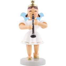 Kurzrockengel mit Klarinette, farbig - 6,6 cm