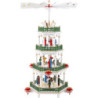 4-Tier Pyramid - Nativity Scene White - 47 cm / 18 inch