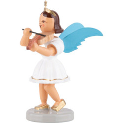 Kurzrockengel mit Bratsche, farbig - 6,6 cm