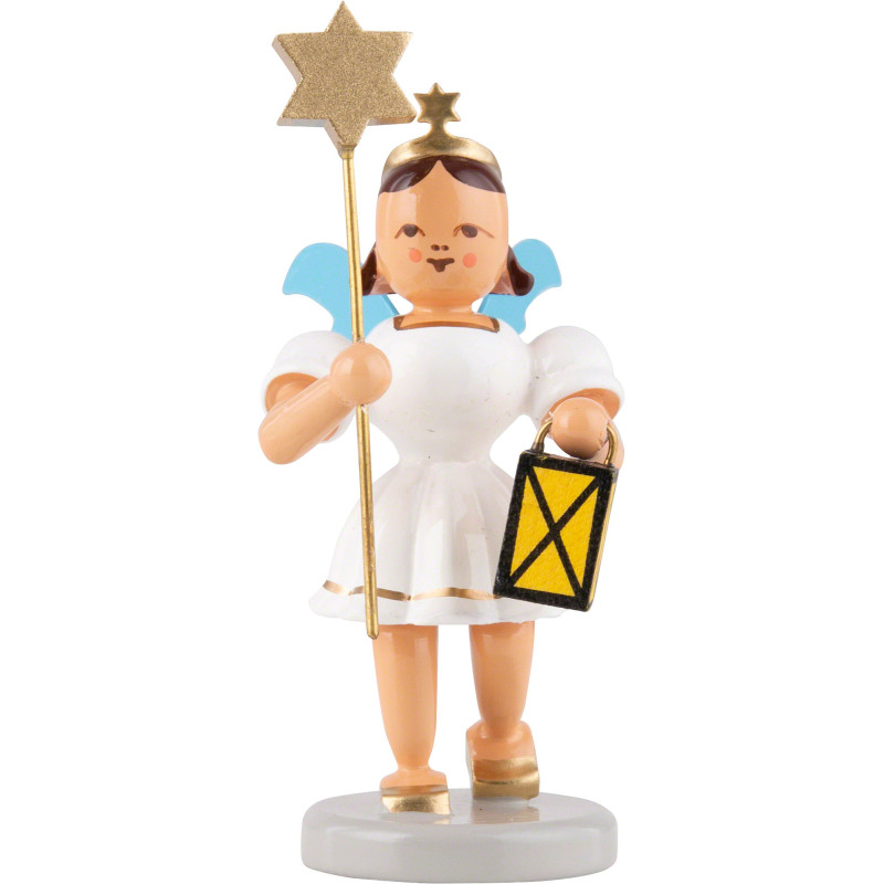 Angel Short Skirt Colored, Lantern and Star - 6,6 cm / 2.6 inch