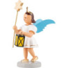 Angel Short Skirt Colored, Lantern and Star - 6,6 cm / 2.6 inch