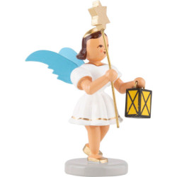 Angel Short Skirt Colored, Lantern and Star - 6,6 cm / 2.6 inch