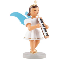 Kurzrockengel mit Melodika, farbig - 6,6 cm
