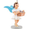 Angel Short Skirt with Flower Basket and Preciosa Crystals - Colored - 6,6 cm / 2.6 inch