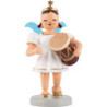 Kurzrockengel mit Djembe, farbig - 6,6 cm