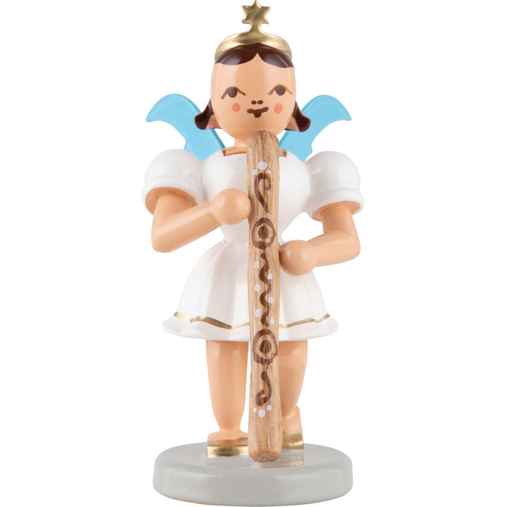 Kurzrockengel mit Didgeridoo, farbig  - 6,6 cm