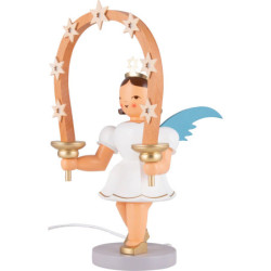 Angel Short Skirt Colored with Star Arch with Lights - 27 cm / 10.6 inch