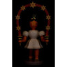 Angel Short Skirt Colored with Star Arch with Lights - 27 cm / 10.6 inch