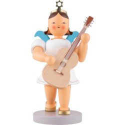 Kurzrockengel mit Gitarre, farbig - 22 cm