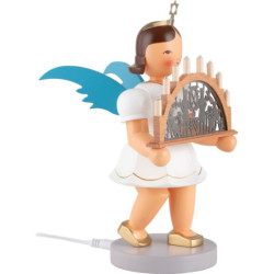 Angel Short Skirt with Candle Arch colored electric - 22 cm / 8.7 inch