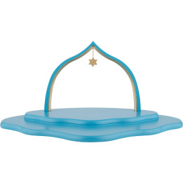 Angel Cloud with Two Levels, Colored with Arch - 35x20x17 cm / 13.8x7.9x6.9 inch
