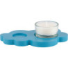 Tea Light Holder Cloud - Colored - without Angel - 13x8cm / 5.1x3.1 inch