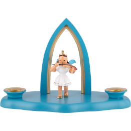 Cloud with Angel and Pointed Arch - 17x9x12 cm / 6.7x3.5x4.7 inch