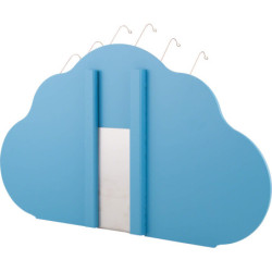 Wolkenrückwand für Engelwolke, farbig - 57x36 cm