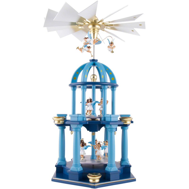 2-Tier Pyramid - Eleven Angels, Colored - 55 cm / 21.7 inch