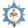 Short Skirt Angel Singer in Star, Colored - 9 cm / 3.5 inch