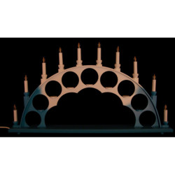 Candle Arch without Angels with Electric Lights - 70x40 cm / 27.5x15.7 inch