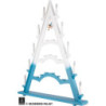 Light Triangle - Electric Lights and One Floating Angel - 53x66 cm / 20.9x26 inch