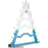 Light Triangle - Electric Lights and One Floating Angel - 53x66 cm / 20.9x26 inch