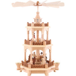 3-stöckige Pyramide Christi Geburt - 42 cm