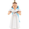 Faltenlangrockengel Sänger, farbig - 6,6 cm
