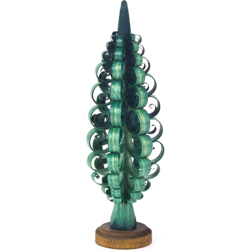 Wood Chip Tree - Green - 12 cm / 4.7 inch