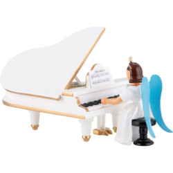 Angel Long Pleated Skirt at White Piano, Colored - 6,6 cm / 2.6 inch