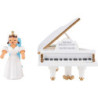 Angel Long Pleated Skirt at White Piano, Colored - 6,6 cm / 2.6 inch